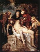 RUBENS, Pieter Pauwel The Deposition  af oil painting